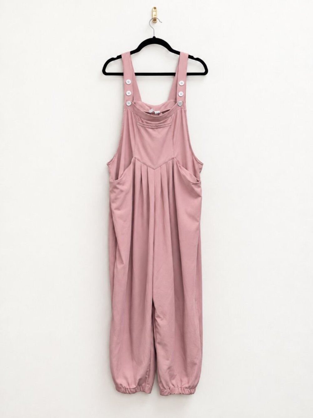 Halara Pink Rose Cinched Leg Jumpsuit